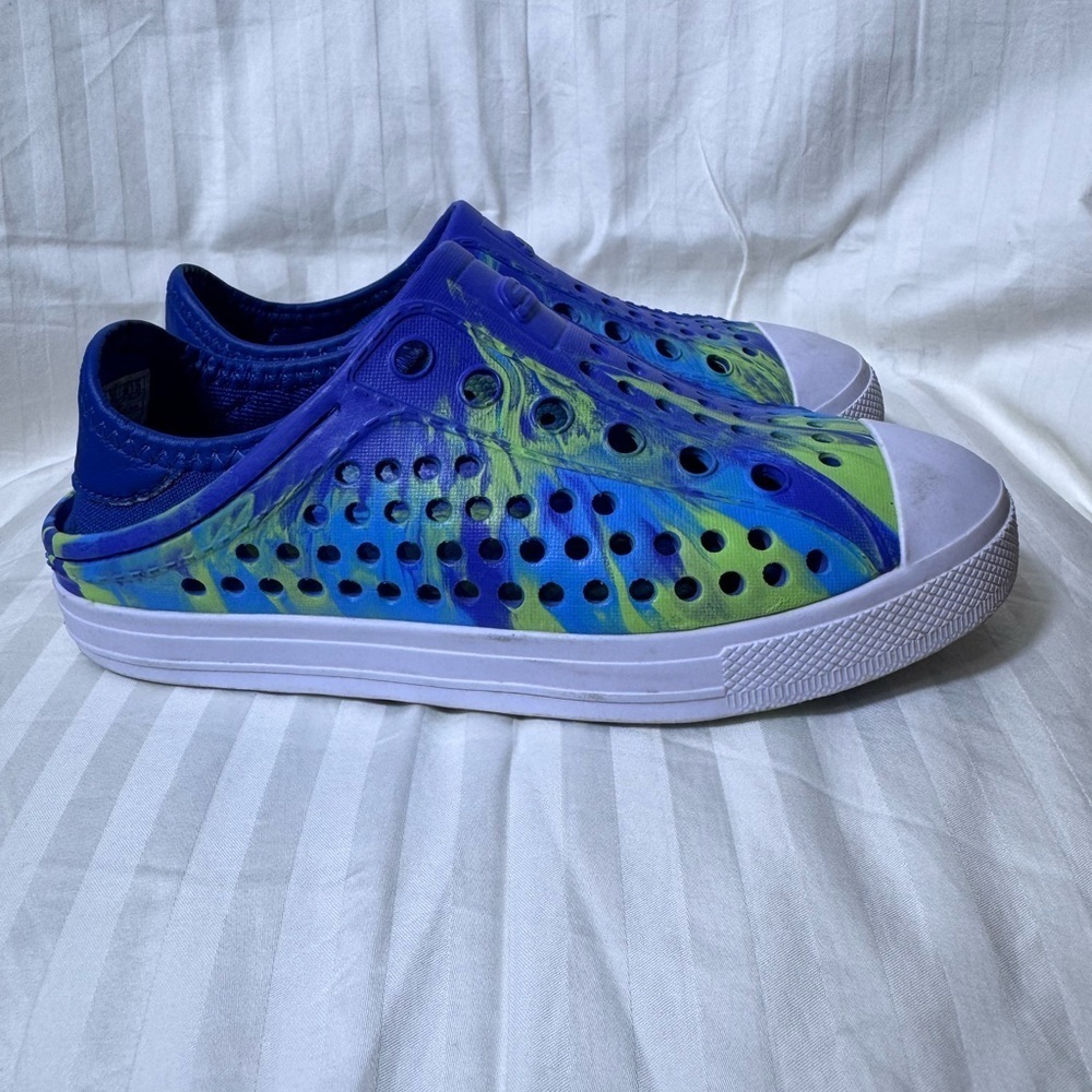 Skechers Solar Surge Blue Lime Boys Water Play Sandal Sneakers Size 13 - Picture 3 of 10